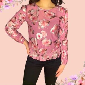 Floral Long Sleeve Top